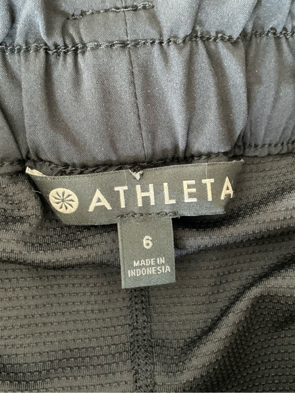 Athleta Black Skyline Belted Tie Waist PaperBag Skirt/Skort 6 - Picture 5 of 11